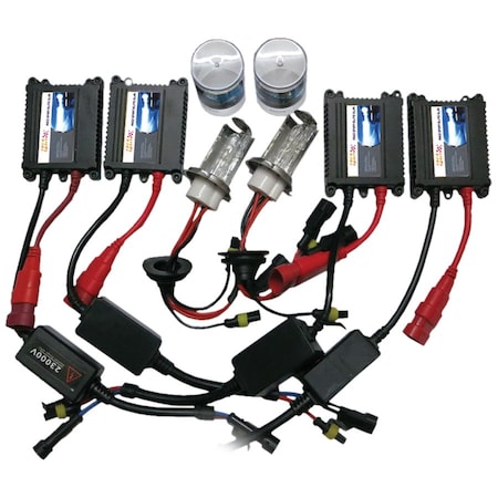 Race Sport 9004 6K True Bi-Xenon Hid Kit 9004-4-6K-SLIM
